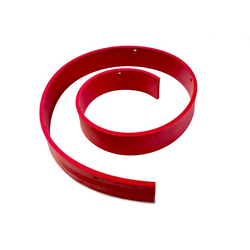 Squeegee Blade,Rear,Red - Fits
