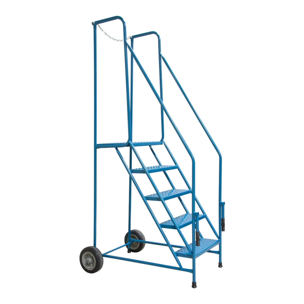 Rolling Ladder - Trailer Access - 5 Step - 300 lb Capacity