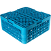 Carlisle RG25-314 25-Compartment Blue Glass Rack with 3 Blue Ext