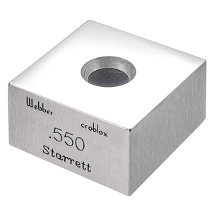 STARRETT SC .550 AA Square Croblox Gage Block - .550 In., Grade AA