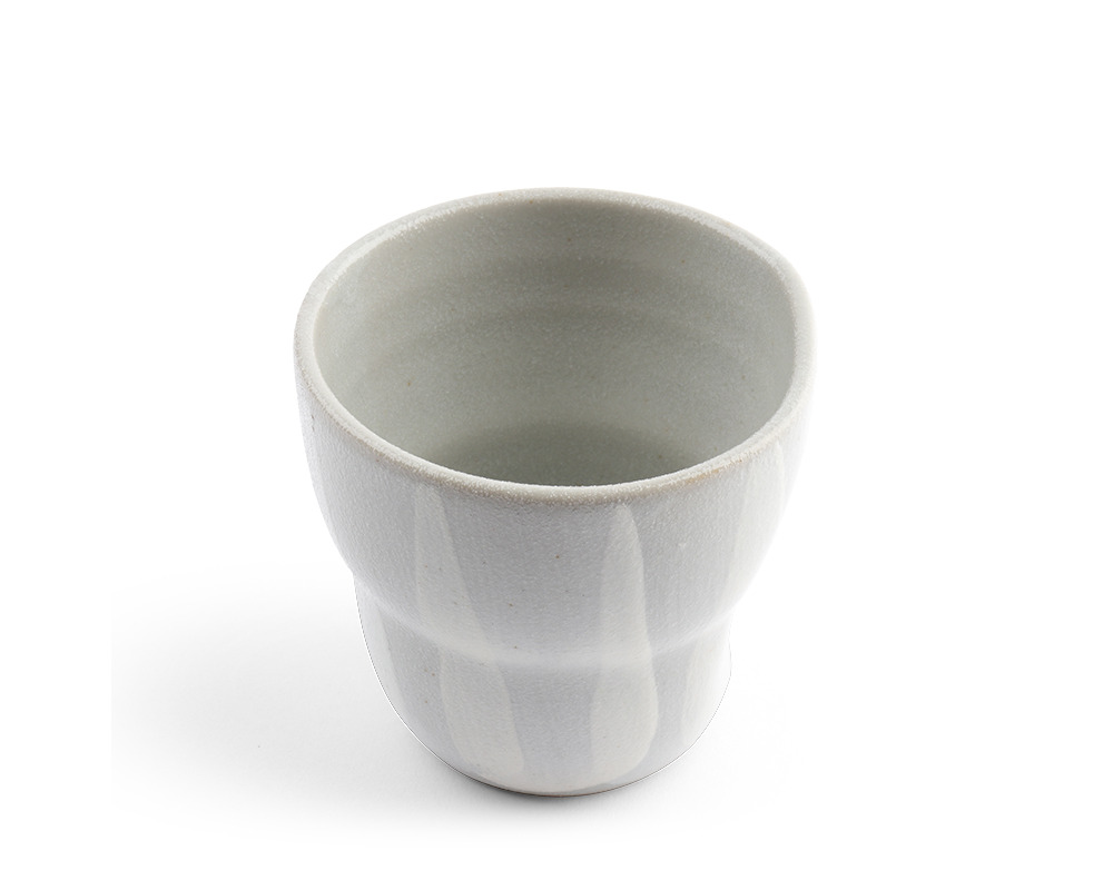Teacup Indent Gray & White