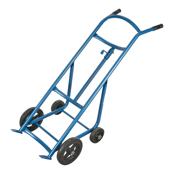 Drum Hand Truck - 25 to 55 Gallon - 1000 lb Capacity - Steel