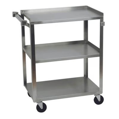 Focus 90422 Three-Tier 18"X27" S/S Cart 500Lb Capacity