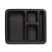 Cook's 630-437 4-Compartment Flex Tray w/Flatware Slot