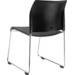 NPS 8810-11-10 NPS® 8800 Series Black Cafetorium Plastic Stack Chair