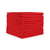 Red Microfiber cloths, 16x16, 45 gm/pc (12/Pk.)