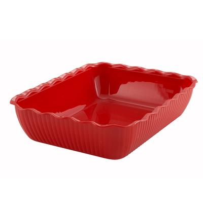 Winco CRK-13R Food Storage Container/Crock 13" X 10" X 3"