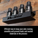 4 Bottle Ceramic Holder Wall Mou