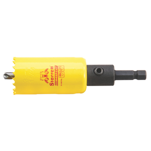 STARRETT ADCH0156 1-5/16'' (33mm) NVP Deep Cut Bi-Metal Hole Saw with Arbor