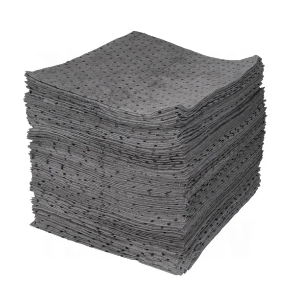 Absorbent Pads - Universal - Heavyweight - Bonded Polypropylene - 15" x 17" - 30 Gallon Absorbency