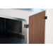 Lakeside 610 3-Shelf Enclosed Stainless Steel Service Cart
