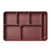 Extra deep insulated tray with food