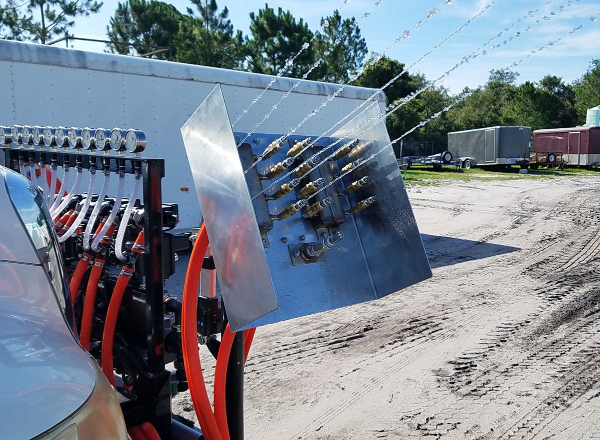 CCI Custom Roadside Spray Trucks Single & Dual Long Reach Boom Options