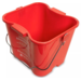 San Jamar KPP256RD 8 Qt Suds Pail - RED