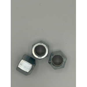 5/8" - 18 HEX WHEEL NUT 90 DEGREE FACE SAE J995 GR 8 10B21 ZINC TRIVALENT CLEAR PER PRINT