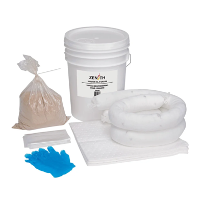 Spill Kit - Oil Only - 5 Gallon Capacity - Portable Pail