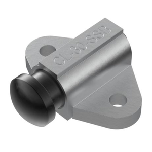 Carr Lane CL-10A-SSB Spring Stop Button, Spherical Radius (Type A) - Standard Force, Steel Plunger