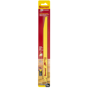 STARRETT BT126-2 Wood Cut 12'' x 3/4 x .050 x 6T, 3X POWER, 2 Pack
