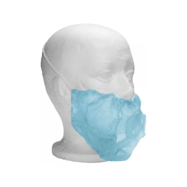 Beard Cover - Non-Woven - Polypropylene - Blue