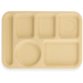 Carlisle P61425 Compartment Tray, Tan