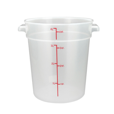 Winco PTRC-4 Storage Container 4 Qt