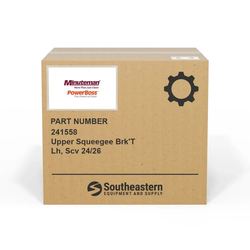 Minuteman - 241558 - Upper Squeegee Brk'T Lh, Scv 24/26