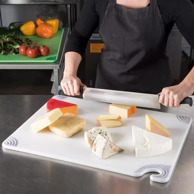 San Jamar CBG182412WH Cutting Board 18"x24" White