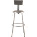 NPS 6430B NPS® 30" Heavy Duty Vinyl Padded Steel Stool with Back