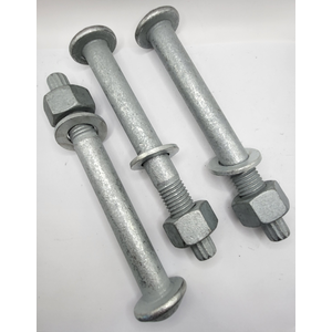 1" - 8 X 8 1/2" F3125 A325TC TWIST-OFF ASSEMBLY F1852 TYPE 1 ROUND HEAD BOLT A563 DH HEAVY HEX NUT AND F436 TYPE 1 WASHER MECHANICAL GALVANIZED