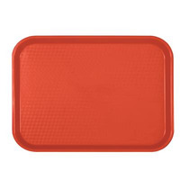FSE FFT-1216RD 12" x 16" Red Fast Food Tray