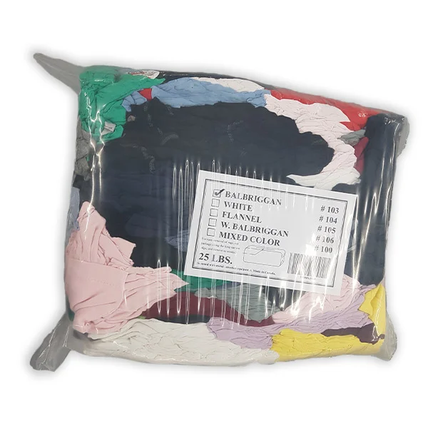 Wiping Rags - Cotton - Multicolor - 25 lb