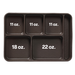 Cook's 626SS 5-Compartment with Flatware Slot Flex Tray