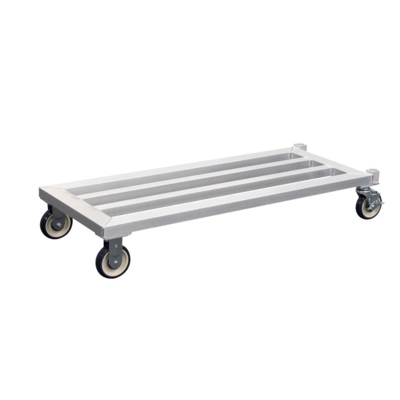 New Age 1202 Aluminum Mobile Dunnage Rack, 37-3/4" x 20" x 8-1/4", 1,000 lb. Capacity