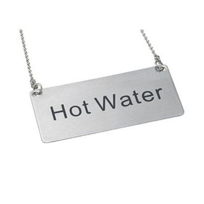 Winco SGN-204 Beverage Chain Sign Hot Water