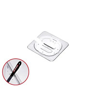 Araven 84018 Universal Polycarbonate GN 1/6 Notched Lid