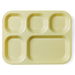Cambro 14105CP161 Camwear 5-Compartment Copolymer Tray