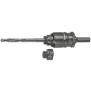 STARRETT A6-5 Kwik Change Chuck, one A6-2 Arbor, one A6-3 Arbor, one XA015C Pilot Drill