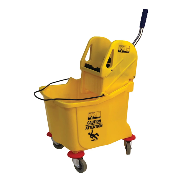 Mop Bucket and Wringer - Down Press - 9.5 Gallon