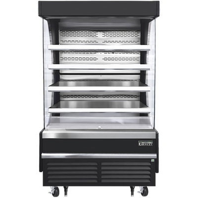Everest EOMV-48-B-35-T Open Air Merchandiser 4 Shelves, 115v, NSF - 24 cu. ft.
