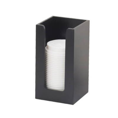Cal-Mil 298-96 4-1/2"W x 4-1/2"D x 8"H Midnight Bamboo Napkin/Lid/Cup Organizer