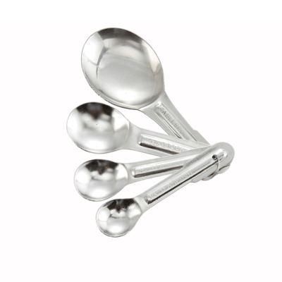 Winco MSP-4P 4-Piece Set Includes: 1/4 Teaspoon Measuring Spoons