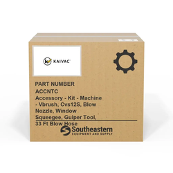 Kaivac - ACCNTC - Accessory - Kit - Machine - Vbrush, Cvs12S, Blow Nozzle, Window Squeegee, Gulper Tool, 33 Ft Blow Hose