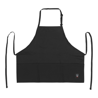 Winco BA-2724K 24"L X 27-1/2"W Bib Apron