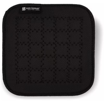 San Jamar UHP77BK Ultigrips 7" x 7" Hot Pads