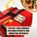 FSE Insulated Pizza Food Delivery Bag Carrier, 18 Inch x 18 Inch