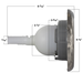 Dimension One VCR Twin Rotating Jet Internal 01510-424S