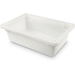 Carlisle 1063102 12" x 18" x 6" White Food Storage Box