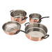 Matfer Bourgeat 915901 8-Piece Copper Cookware Set