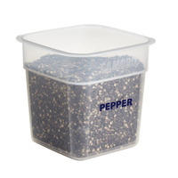 Cambro 1SFSPROPP190 CamSquare® FreshPro Food Container