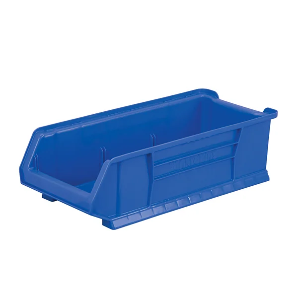 Storage Bin - Plastic - 23-7/8" x 11" x 7" - Blue
